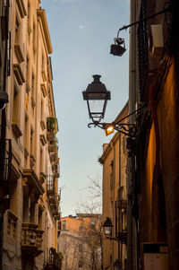 Low angle view of buildings against sky