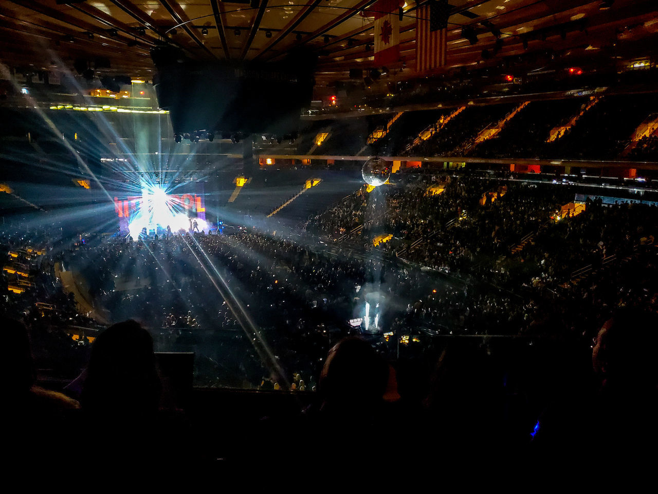 AERIAL VIEW OF PEOPLE AT MUSIC CONCERT