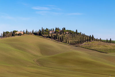 Panoramic view of landscape against sky