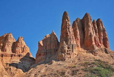 Scenic view of beautiful sand formations in bosnia and herzegovina