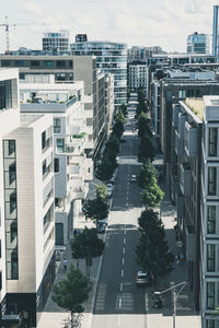 City street against sky