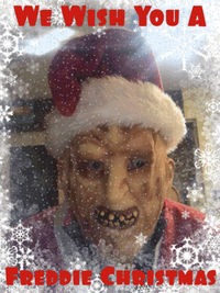 Close-up portrait of a girl with snow