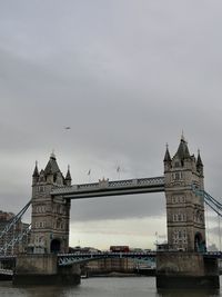 Tower bridge over river