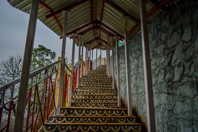 Low angle view of staircase