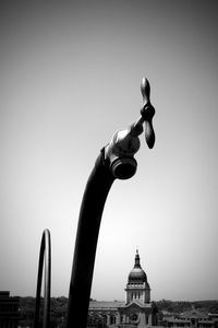 Low angle view of statue