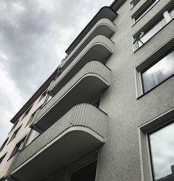 Low angle view of building against sky