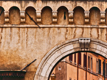 Low angle view of old building