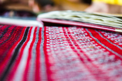 Detail shot of fabric