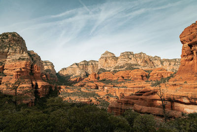 Incredible views from viewpoint above boynton canyon in sedona az.