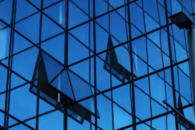 Full frame shot of glass building