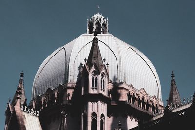 Low angle view of cathedral against sky in city