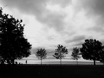 Scenic view of cloudy sky