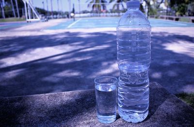 Close-up of glass of water