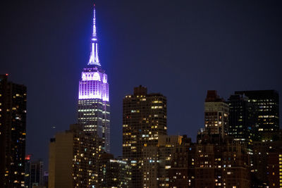 Low angle view of skyscrapers