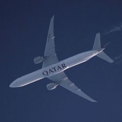 Cropped image of airplane wing