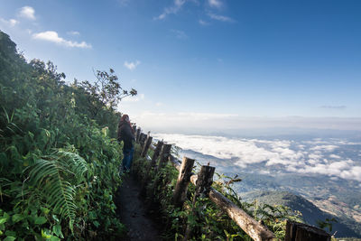 Panoramic view of landscape against sky