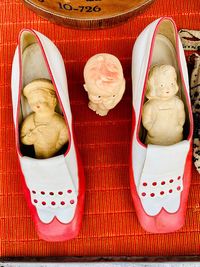 Close-up high angle view of bread