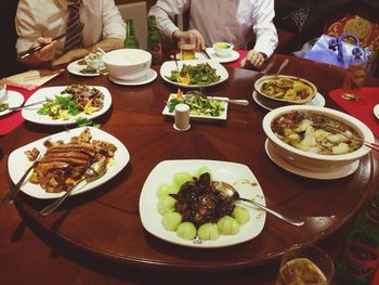 Close-up of food in plate