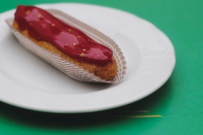Close-up of served food