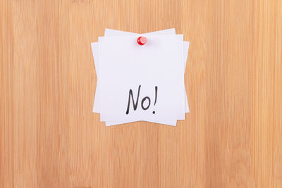 Close-up of text on paper