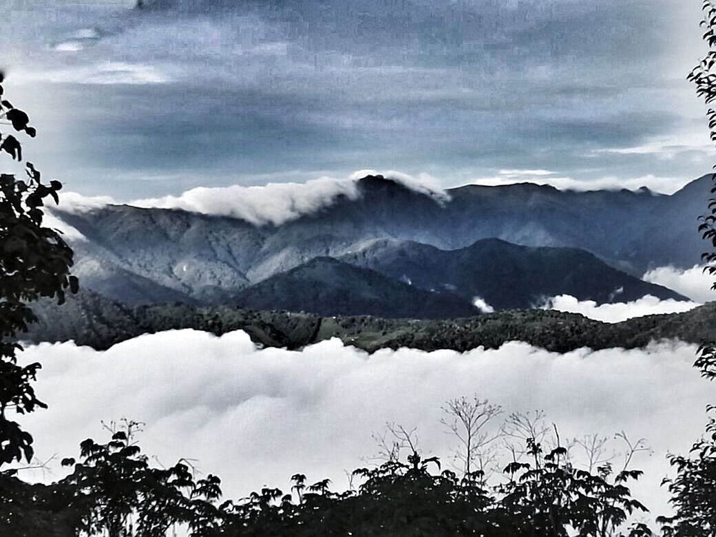 SCENIC VIEW OF MOUNTAINS DURING WINTER