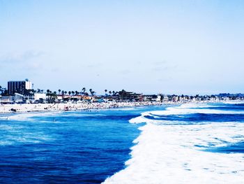 Scenic view of beach