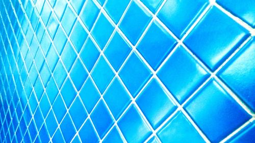 Digital composite image of blue glass