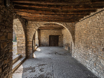 Entrance of historic building