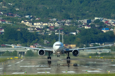 Airplane on airport