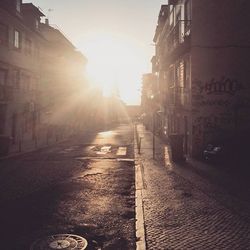 View of city street