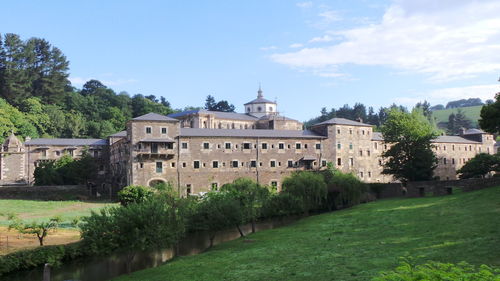 Building with lawn in background