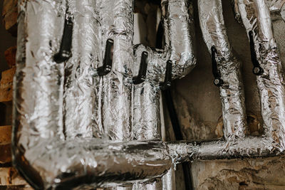 Full frame shot of icicles