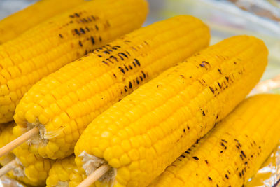 Close-up of yellow for sale in market