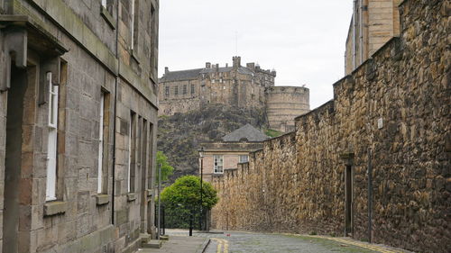 View of buildings in town