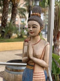 Statue of buddha in park