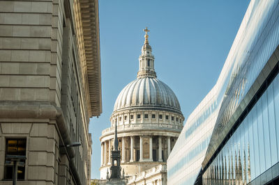 Low angle view of built structures