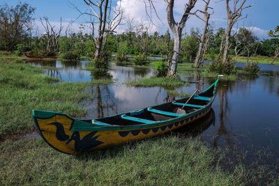 Scenic view of lake