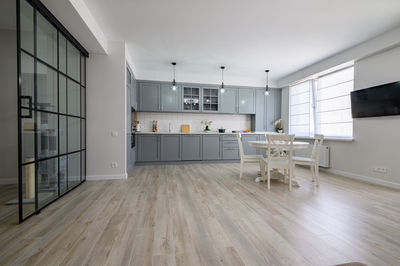 Interior of luxury kitchen