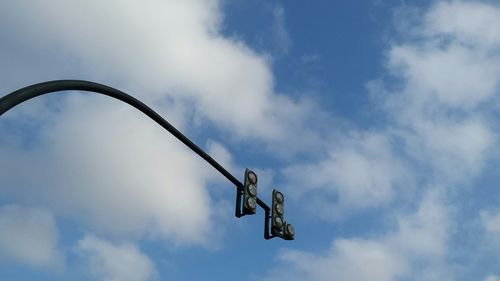 Low angle view of cloudy sky