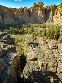 Smith rock in the afternoon