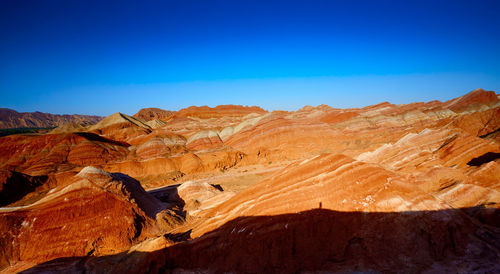 Rock formations in a desert