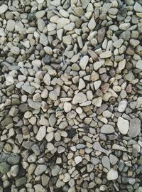 Full frame shot of stones on field