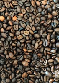 Full frame shot of coffee beans