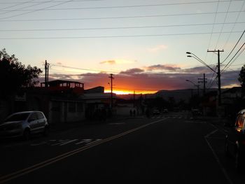 Road at sunset