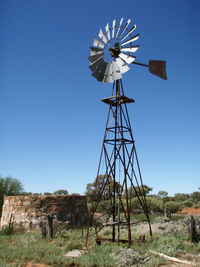 A windmill or wind wheel for water supply in australia