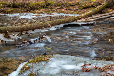 Close-up of river