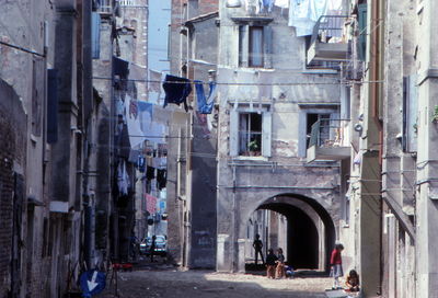 People walking on street