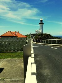 Lighthouse against sky