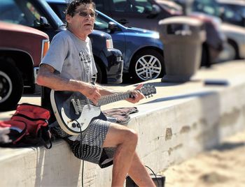 Man playing guitar