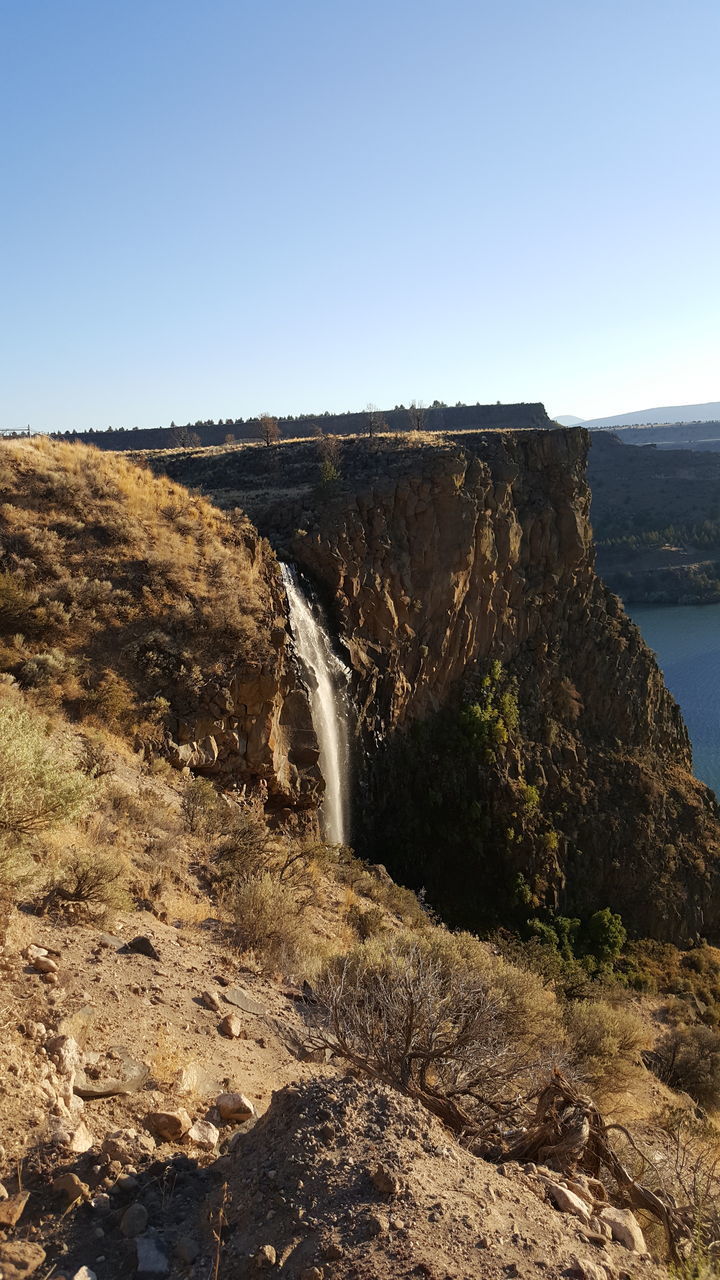 SCENIC VIEW OF LAND AGAINST CLEAR SKY